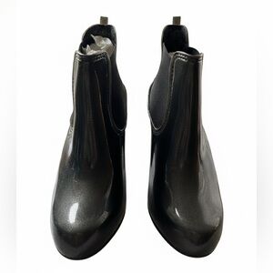 Dark grey jelly Ankle Boots